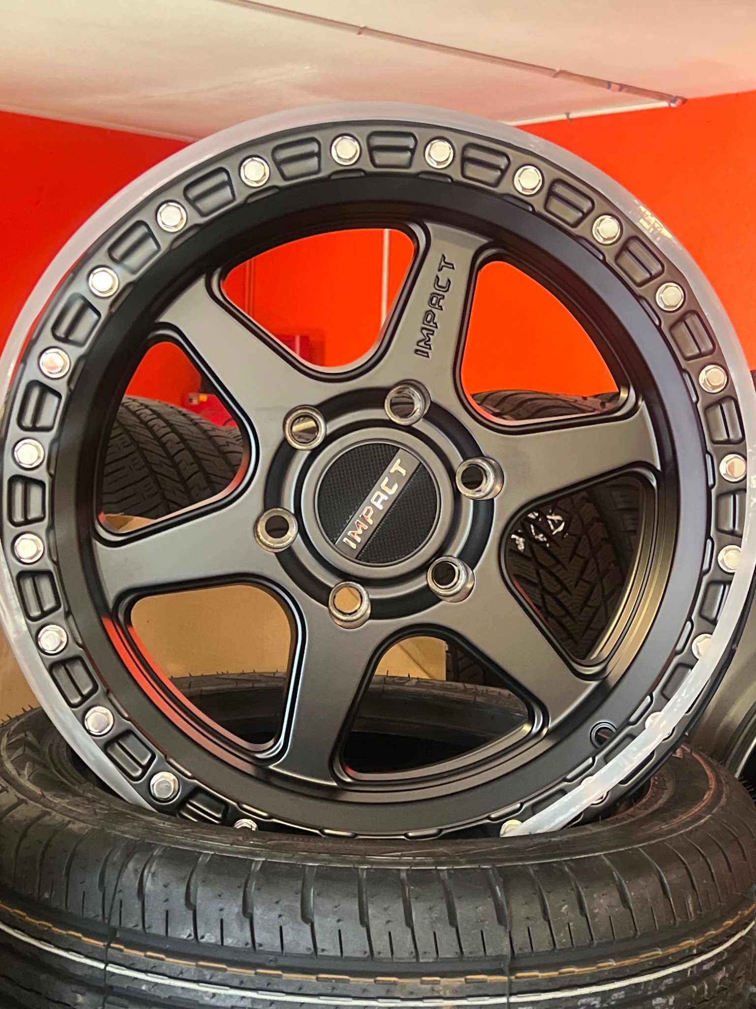 Black and machined rim inventory