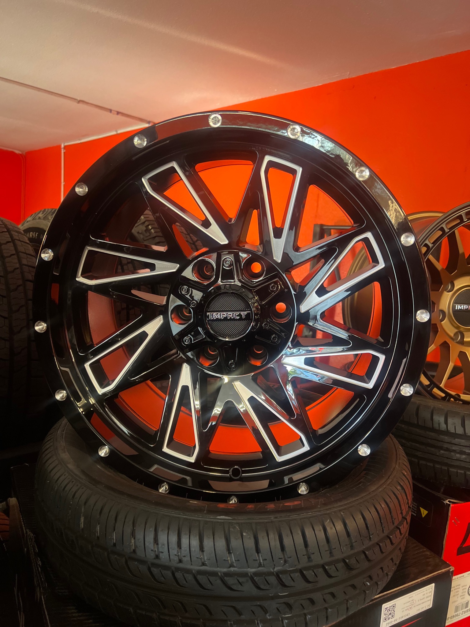 Wheel inventory at Rolling Wheels Tire Shop